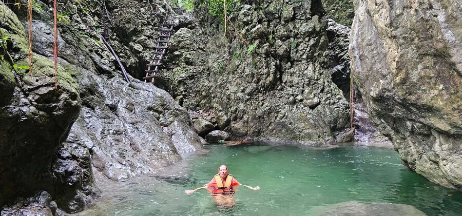 Hiking Tabernacle Thundering Waterfall - 3 Hours of Creek Hiking: Wading, Climbing, and Swimming Holes