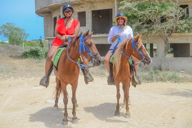 Horseback Riding and ATV or Buggy to Water Cave and Macao Beach - The 25-ft water cave: refreshing water, but plan for crowds
