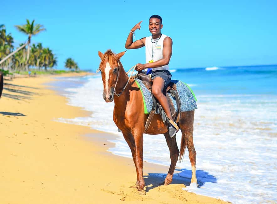 Horseback Riding at Macao Beach and River with Transfers - What you can do while riding: calm horses, and your pace options