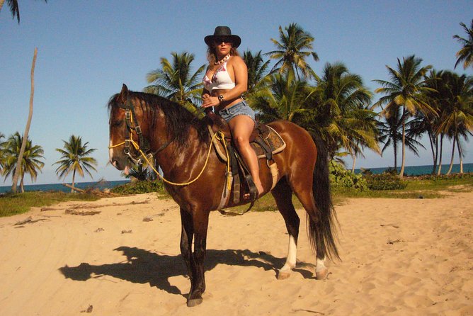 Horseback Riding Tour Adventure on the Beach - Boca de Maimon River: the breathing stop and local color