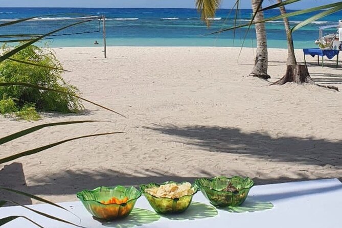 Island DE Saona: EN Small Group Tour on Trimaran Motorise - Natural swimming pools at Saona and Palmilla, starfish included