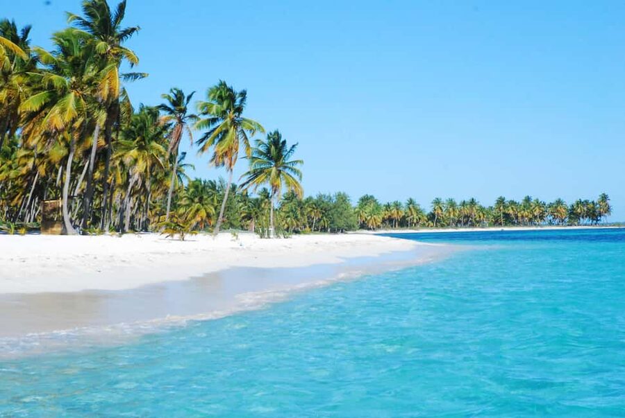La Romana: Saona Crusoe VIP for cruise guests - Catuano Beach lunch, hammocks, and shopping without stress
