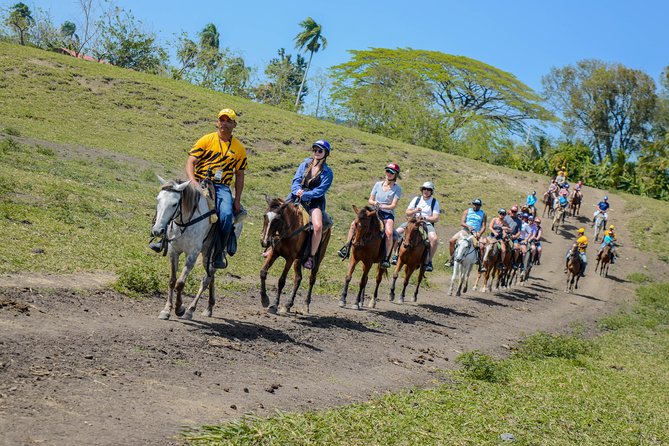 Mega Extreme Adventure: Horseback Riding, Ziplining and more - Damajagua Waterfalls: hike, swim, and jump (with boots on your brain)