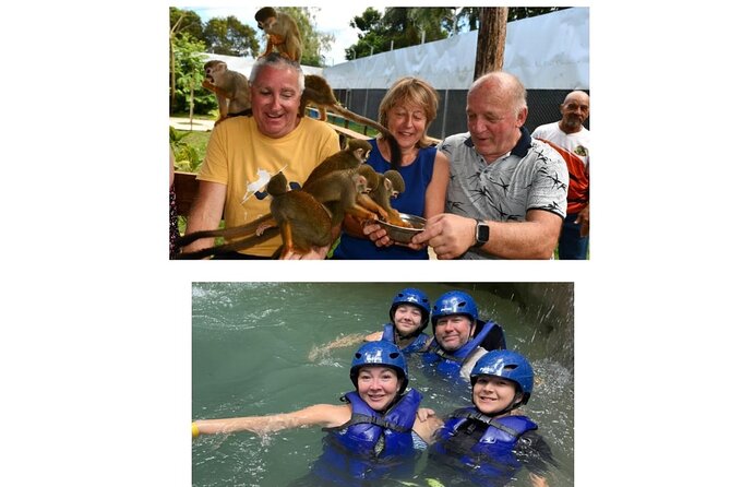Monkey Tour Interaction and Damajagua waterfalls in Puerto Plata. - A half-day that mixes Monkey Home and Damajagua’s wild water