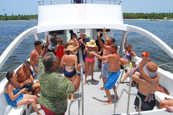Morning Private Party Boat with Water Slide Open Bar and BBQ - The Natural Swimming Pool Stop, Plus the Water Slide Safety Rule