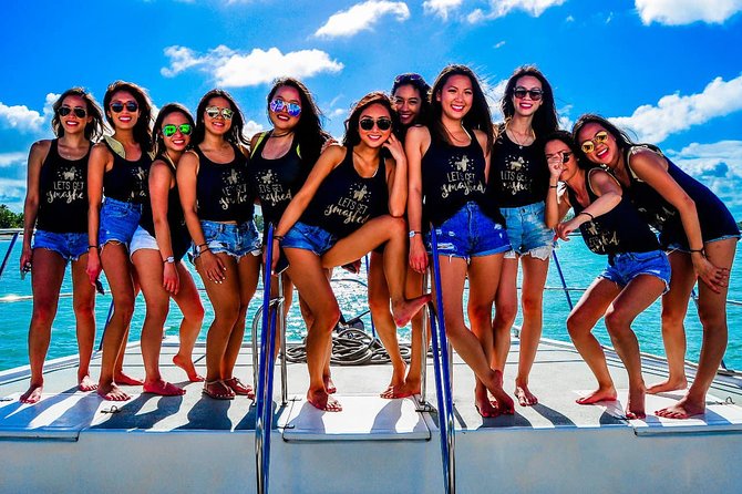 Morning Private Party Boat with Water Slide Open Bar and BBQ - Cruising the Dominican East Coast From Punta Cana Hotels to Open Water