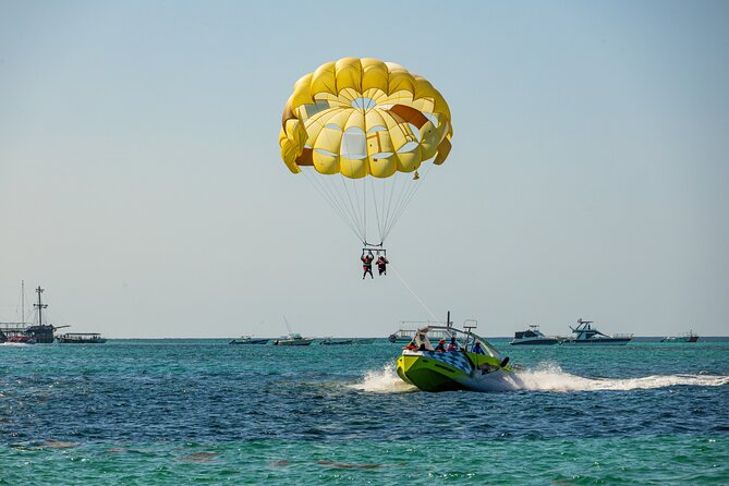 PACKAGE DEAL Catamaran- Snorkeling - Hooka Diving - Parasailing - Parasailing Flights: The 8-Minute Sky Ride and Why You Switch Boats