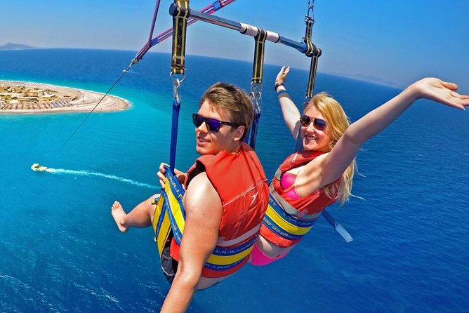 Parasailing Experience Over the Punta Cana Coast - The Speed Boat Transfer, Then The Bigger Parasailing Boat