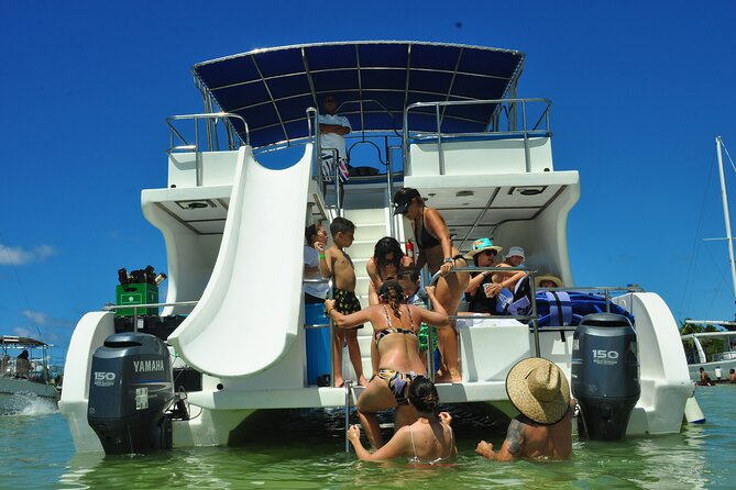 Party Boat - Private groups, snorkeling - Open Bar. - How the timing works: 3 hours on the water plus pickup time