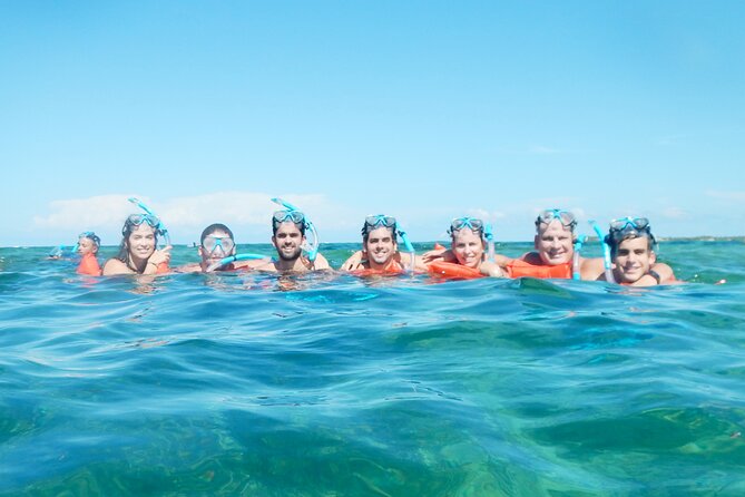 Party boat, Snorkeling, Sand-bar open bar in Bávaro Beach - Setting Off From Punta Cana on an Open-Air Catamaran