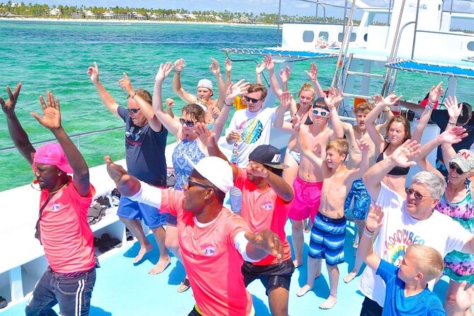 Party Boat /View Dolphins / Snorkling /Free Drinks and Transportation - Water Slides on Board: The Fun You Control