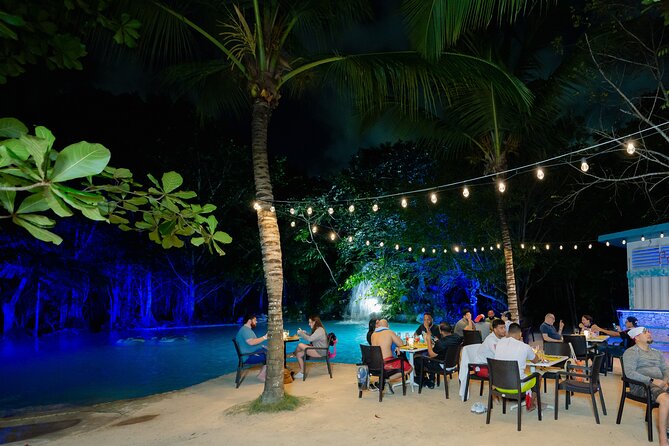 Polaris At Night, Waterfall Pool + Surf & Turf Dinner - First Stop: Bavaro Adventure Park and Your Night-ride Setup