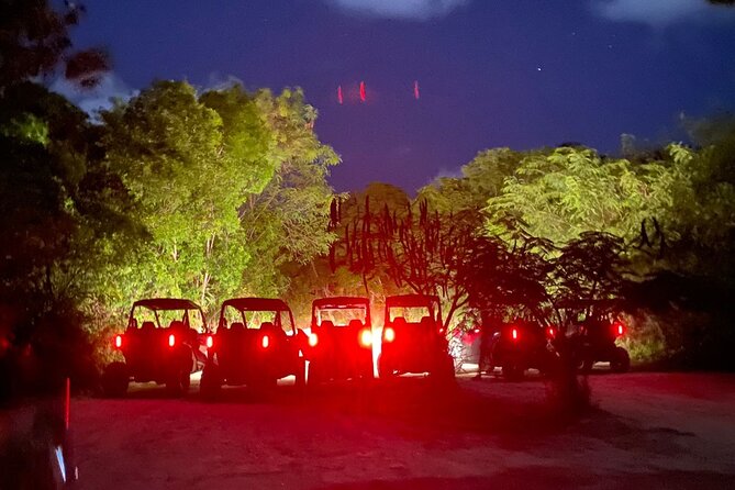 Polaris At Night, Waterfall Pool + Surf & Turf Dinner - Polaris 4x4 Through the Jungle at Moonlight