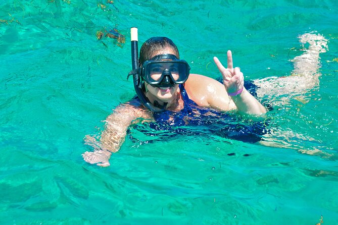 Private Catamaran wonderful Snorqueling slide & entartaiment team - The aquarium stop and dolphin viewing from the catamaran