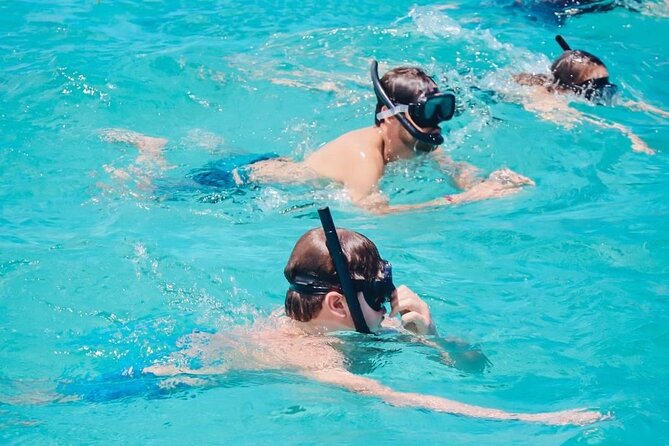 Private Luxury Charter Punta Cana Bavaro - Stop 2, Bavaro Reef: Snorkeling Gear, a Guide, and a Slide