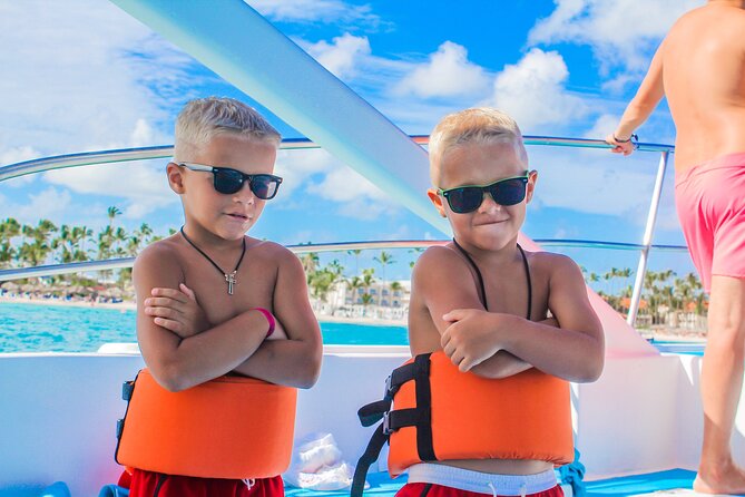 Private Luxury Party Boat with Slide - On-Board Setup: Slide, Dance Area, Bathroom, and Open Bar