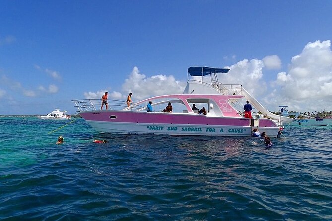 Private Party Boat with Slide and chicken skewers at Punta Cana - Entering the Day at El Cortecito, With Rules and Safety First