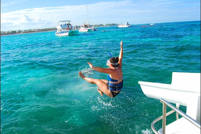 Private Party Boat with Slide and chicken skewers at Punta Cana - Crew Energy and Communication, Including Victor’s Fast Replies