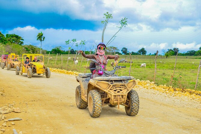 Private Punta Cana ATV Tour Adventure - Los Hoyos del Salado Cenote: 25 Feet of Clear Water and Quick Recenter Time