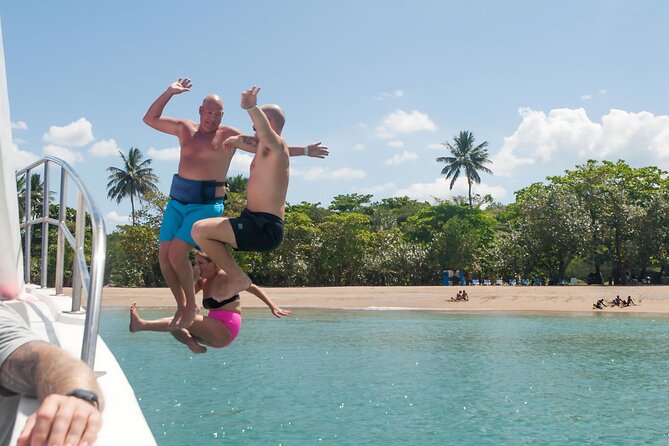 Puerto Plata Catamaran Cruise with Snorkeling, BBQ & Open Bar - What deck time feels like with a live crew and music