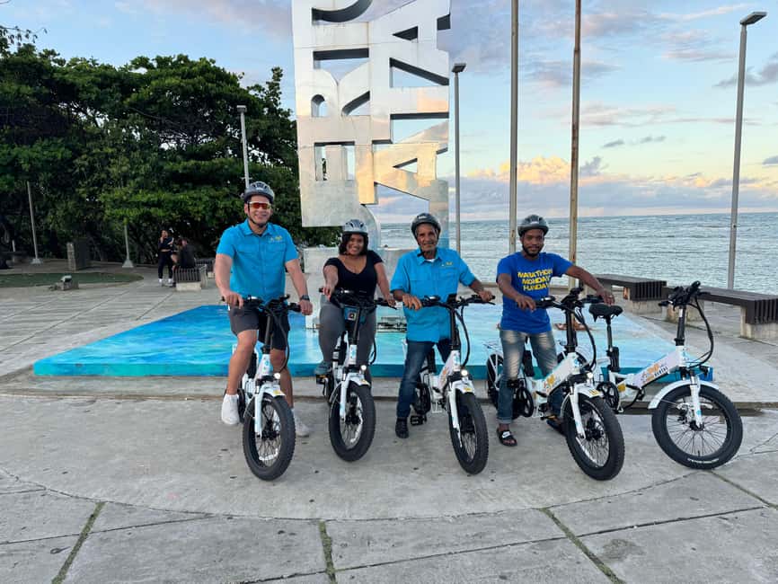 Puerto Plata: Electric bicycle Tour with Guide and Helmet - Stop 1 to Stop 2: The Umbrella Street Ride to Get Oriented