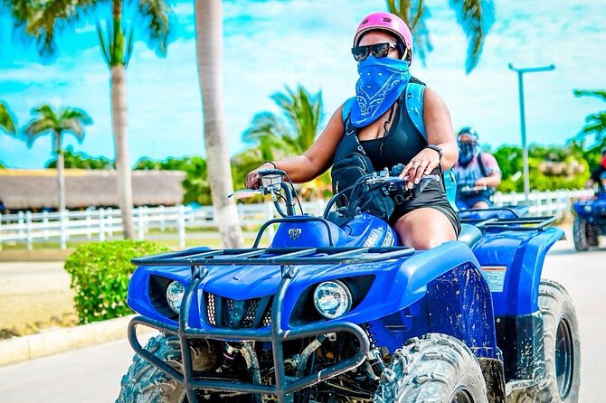 Punta Cana ATV Adventure - The cave stop and underground river: cool air, clear water