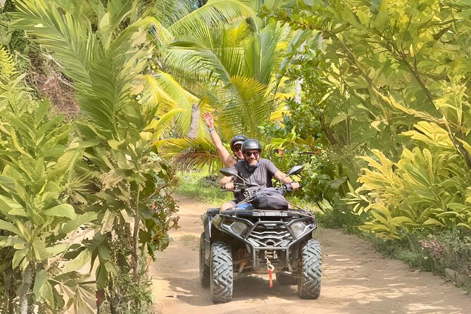 Punta Cana ATV: Jungle, Beach & River Small Group Tour - Stop 1: CUATRO TOUR - ATV base and the 10-minute safety briefing