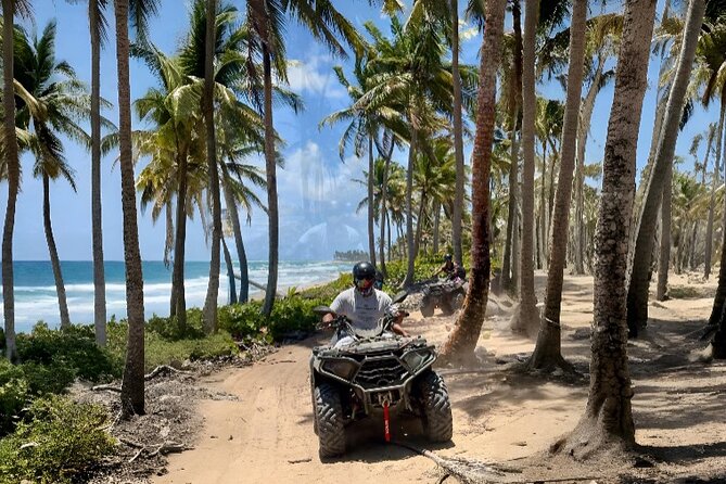 Punta Cana ATV: Jungle, Beach & River Small Group Tour - Stop 3: Punta del Coco ocean trail and fresh coconuts