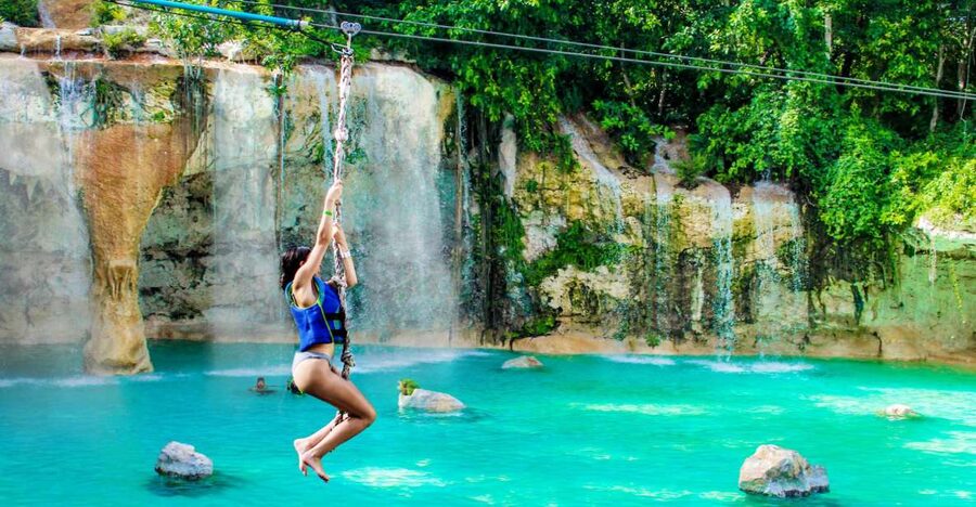Punta Cana: Blue Hole and Scape Park Cap Cana Entry Ticket - Saltos Azules: the splash ride zone you’ll talk about later