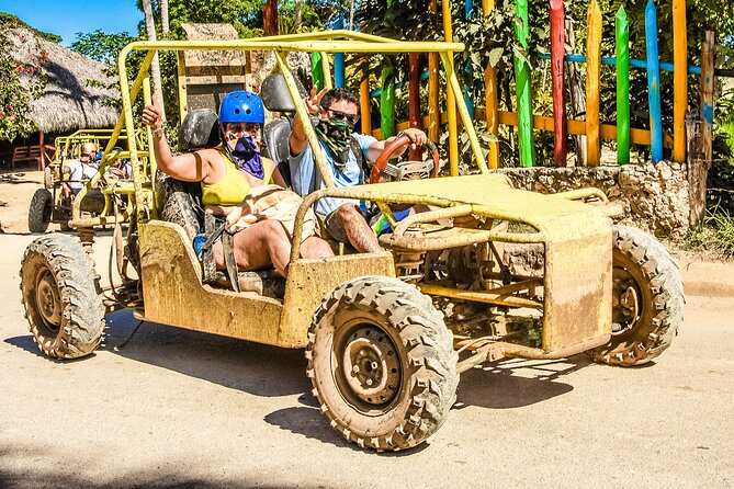 Punta Cana Buggy + Cave Dip, Beach Swim + Party Boat & Snorkel - Cave Dip Swimming: A Cool Break With Limited Hanging Time