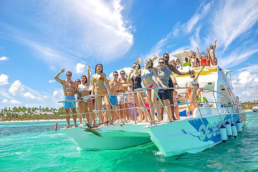 Punta Cana: Catamaran Boat Party with Unlimited Drinks - The Natural Ocean Pool: The Calmer Moment Everyone Wants