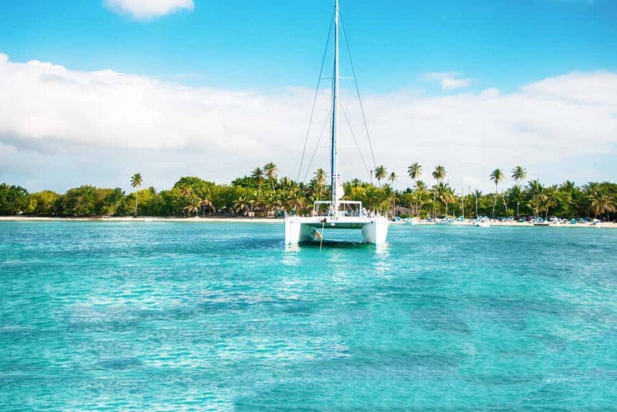 Punta Cana: Catamaran Boat to Saona Island with Buffet Lunch - Speedboat Ride and the Natural Swimming Pool With Starfish