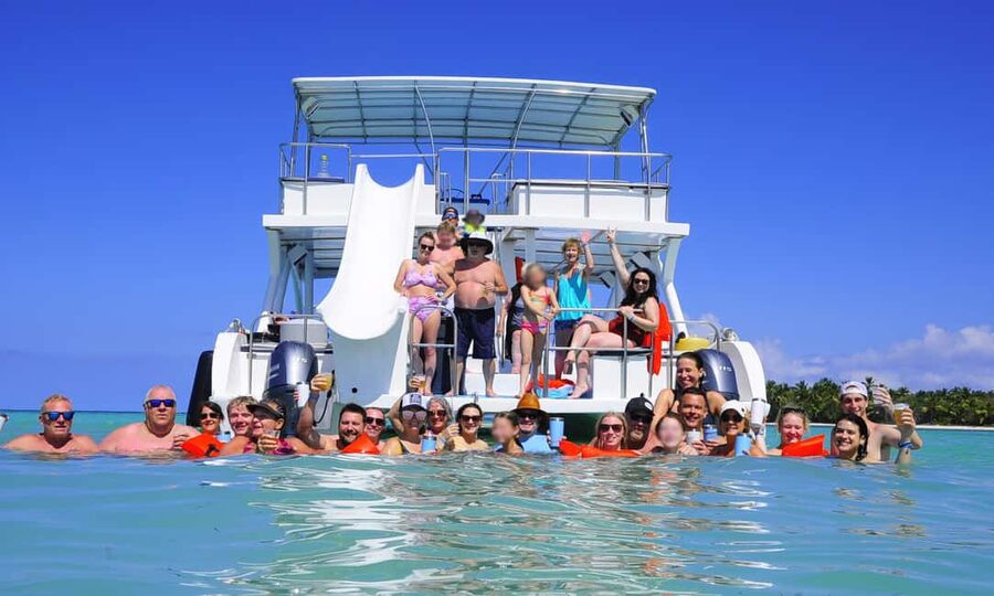 Punta Cana: Catamaran Tour with Reef Snorkeling and Open Bar - The Catamaran Ride, comfort, space, and that slide factor