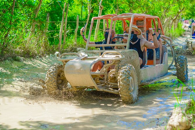 Punta Cana Dune Buggy Adventure and Amazing Water Cave - Getting Ready at Bavaro Racing Punta Cana: Safety and Buggy Reality