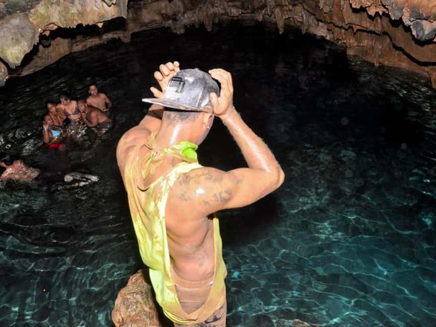 Punta Cana: Macao Beach Buggy Tour - The Taína Cave Cenote Swim: Cool Water, Crystal Clarity, Easy Highlight