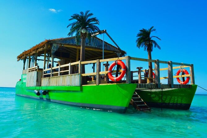 Punta Cana Noahs Ark Party Boat with Open Bar DJ - Natural Pool at Huracán Beach Club area, the heart of the party