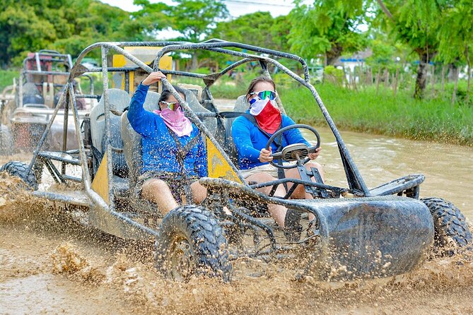 Punta Cana Off-Road Buggy Tour Macao Beach and Cave Experience - Bavaro Racing Punta Cana: safety brief and first buggy moments