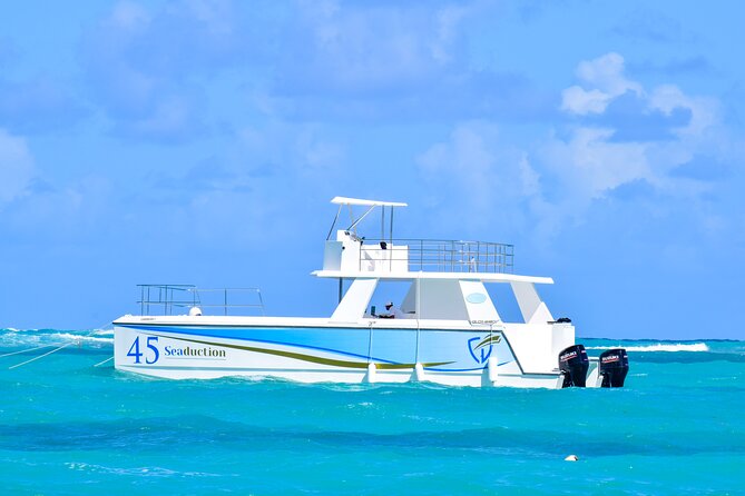 Punta Cana Private Boat Tour with Open Bar and BBQ - Getting picked up, then arriving at Huracan Beach Club