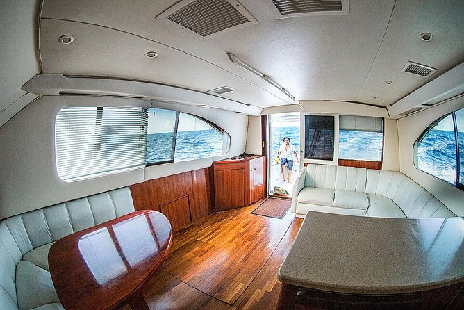 Punta Cana Private Fishing Charter boat Fortuna 42' - Snorkeling and beach time: how relaxation fits into a fishing charter