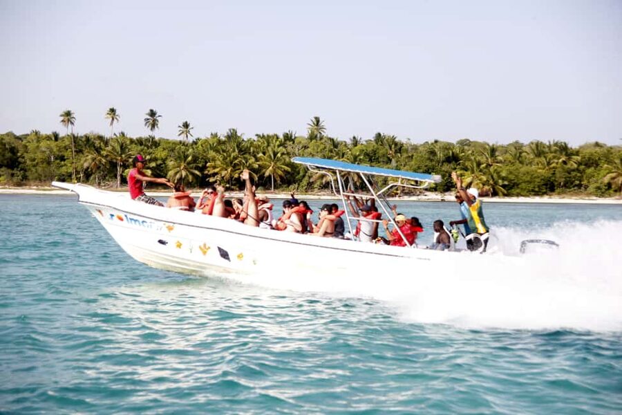 Punta Cana: Saona Island and Altos de Chavón Day Trip - Catamaran cruise to Saona: music, dancing, and your best timing for photos