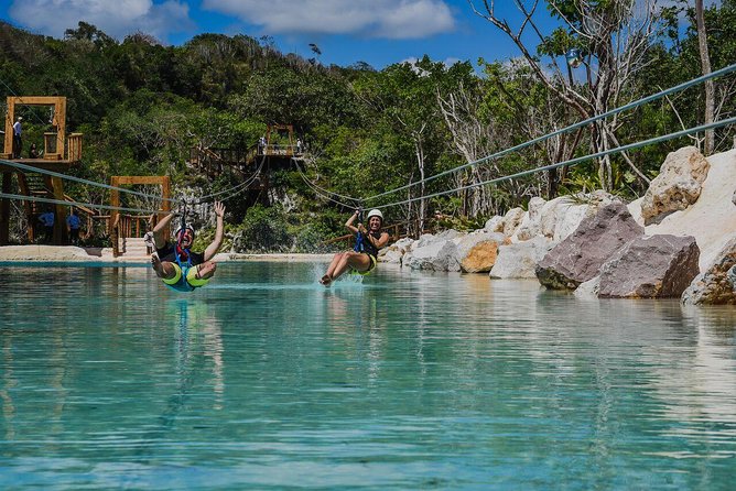 Punta Cana Scape Park and Blue Hole Full Day Admission Ticket - Zip Lines and Rope Courses: Where the Adrenaline Lives