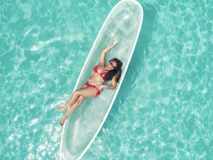 Punta Cana: Single Clear Kayak Photoshoot - Props, Posing Help, and Making Your Photos Look Natural