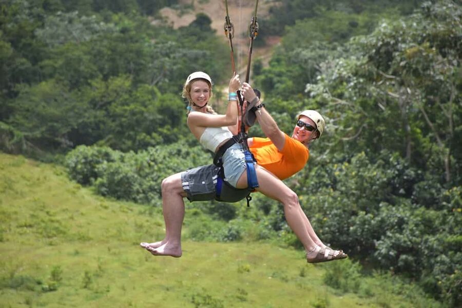 Punta Cana: Zipline, Chairlift, Buggy & Horse Ride Adventure - Quick Jump: The 20-Meter Free-Fall Moment