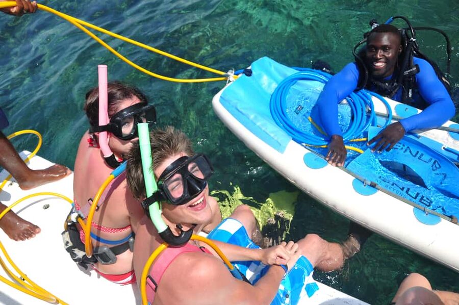 Sailing Splash Tour Speedboat, Snorkel, and Catamaran - The marine life focus: sharks, stingrays, and a colorful reef