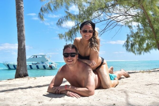 Sand Bar Punta Cana, Snorkeling, Party Boat, Booze Cruise Party - The sandbar moment: water pad lounging and the onboard slide