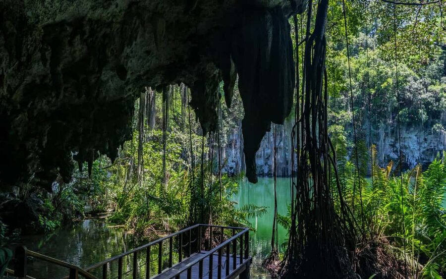 Santo Domingo: Tour a las Mejores Playas del Caribe - Three Eyes National Park as a mid-day reset