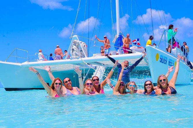 Saona Catamaran Cruise with Lunch and Natural Swimming Pool - Bayahibe-to-water: onboard music, drinks, and a “bring patience” moment