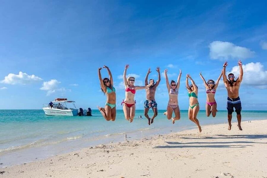 SAONA ISLAND: Catamaran Boat with Open Bar, Lunch and More.. - Natural Pool Stop: Where Starfish Change the Mood