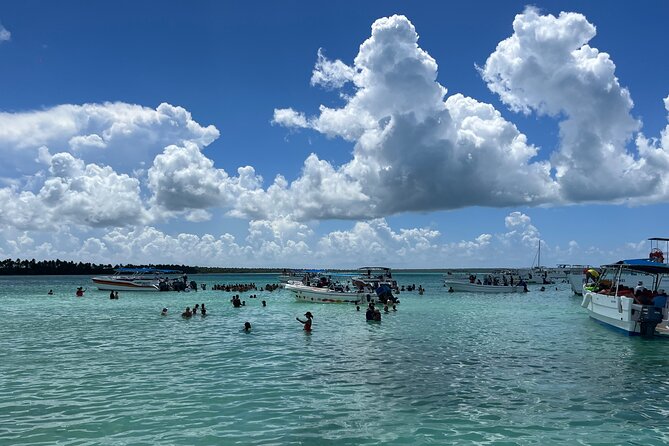 Saona Island Day Tour - Catamaran ride and crowd reality on the water
