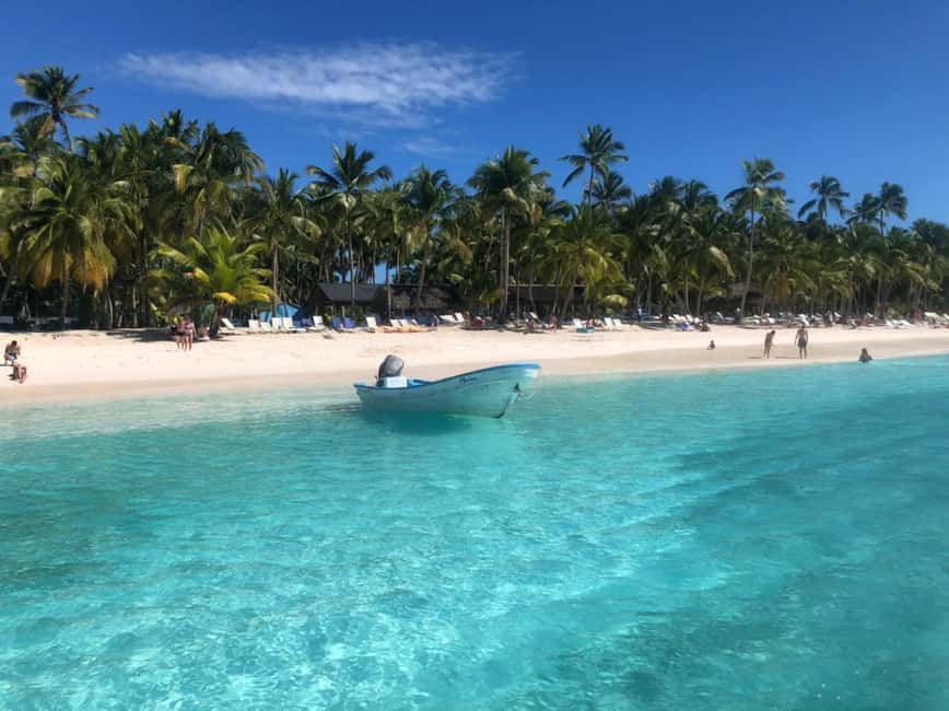 Saona Island Day Trip + Lunch + Open Bar from Punta Cana - Cotubanamá National Park pass and the natural pool stop